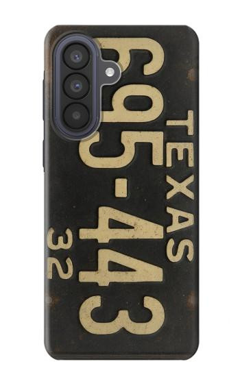S4061 Vintage Texas Car License Plate Hülle Schutzhülle Taschen für Samsung Galaxy A57