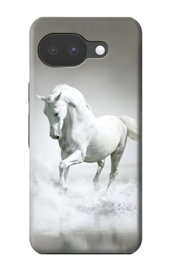 S0932 White Horse Hülle Schutzhülle Taschen für Google Pixel 10a