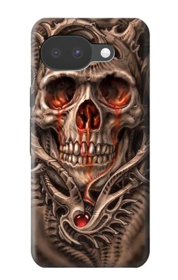 S1675 Skull Blood Tattoo Hülle Schutzhülle Taschen für Google Pixel 10a