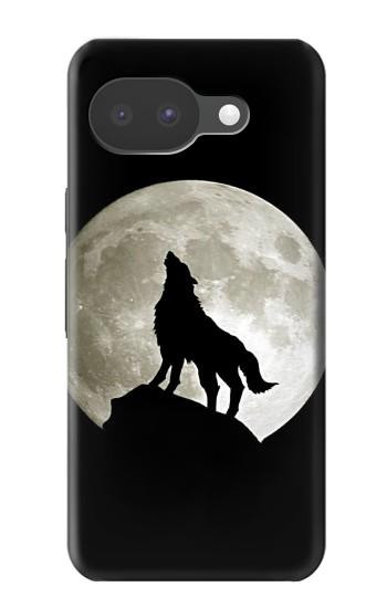 S1981 Wolf Howling at The Moon Hülle Schutzhülle Taschen für Google Pixel 10a
