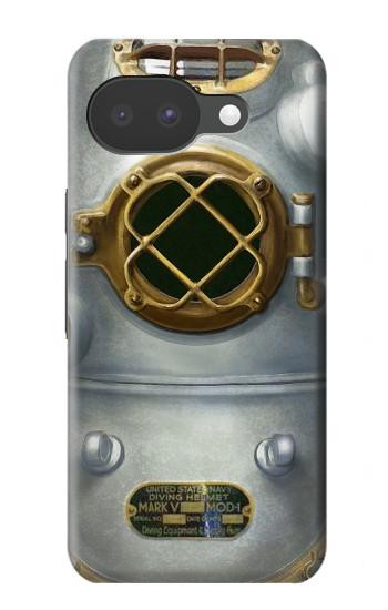 S2646 Vintage Deep Sea Diver Helmet Hülle Schutzhülle Taschen für Google Pixel 10a