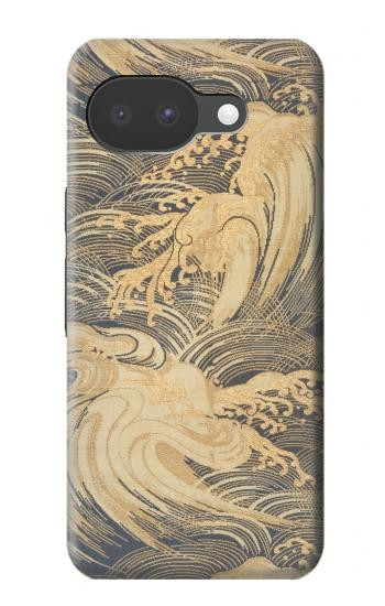 S2680 Japan Art Obi With Stylized Waves Hülle Schutzhülle Taschen für Google Pixel 10a