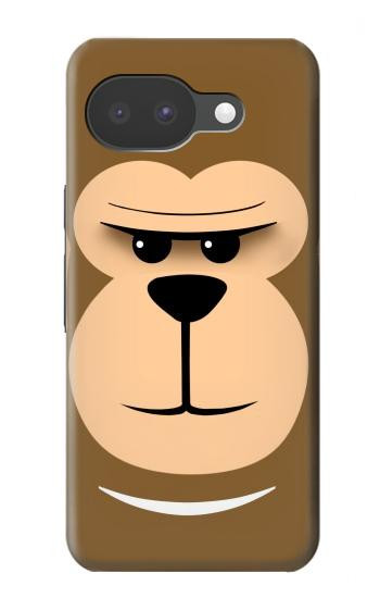 S2721 Cute Grumpy Monkey Cartoon Hülle Schutzhülle Taschen für Google Pixel 10a