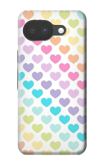 S3499 Colorful Heart Pattern Hülle Schutzhülle Taschen für Google Pixel 10a