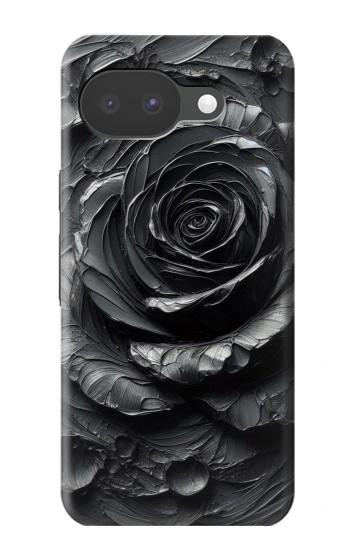 S3969 Black Rose Hard Brush Stroke Hülle Schutzhülle Taschen für Google Pixel 10a