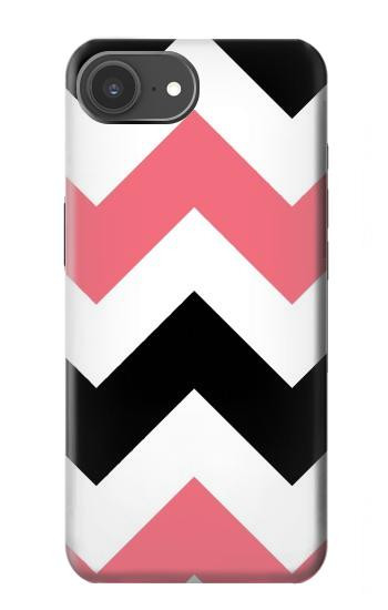 S1849 Pink Black Chevron Zigzag Hülle Schutzhülle Taschen für iPhone 17e