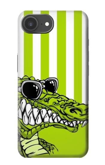 S2323 Funny Green Alligator Crocodile Hülle Schutzhülle Taschen für iPhone 17e