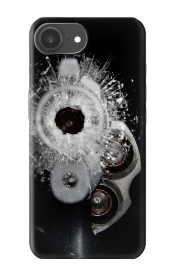 S2387 Gun Bullet Hole Glass Hülle Schutzhülle Taschen für iPhone 17e
