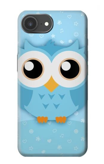 S3029 Cute Blue Owl Hülle Schutzhülle Taschen für iPhone 17e