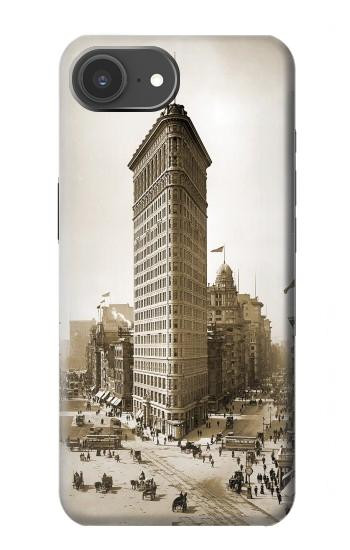 S3046 Old New York Flatiron Building Hülle Schutzhülle Taschen für iPhone 17e