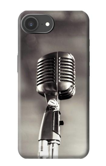 S3495 Vintage Microphone Hülle Schutzhülle Taschen für iPhone 17e