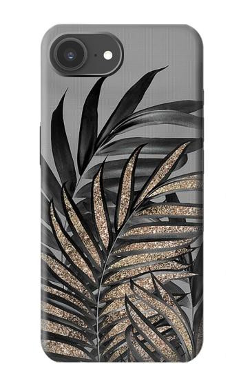S3692 Gray Black Palm Leaves Hülle Schutzhülle Taschen für iPhone 17e