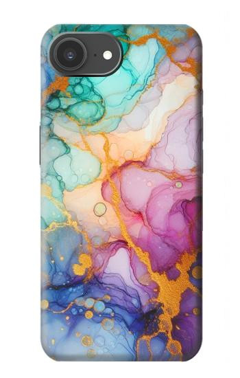 S4001 Multicolored Abstract Lilac Emerald Hülle Schutzhülle Taschen für iPhone 17e