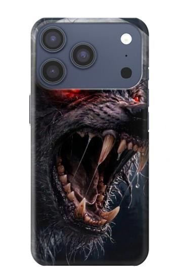 S4094 Wolf Moonlight Fantasy Art Hülle Schutzhülle Taschen für iPhone 17 Pro, 18 Pro