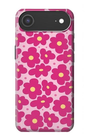 S4097 Pink Floral Seamless Pattern Design Hülle Schutzhülle Taschen für iPhone Air
