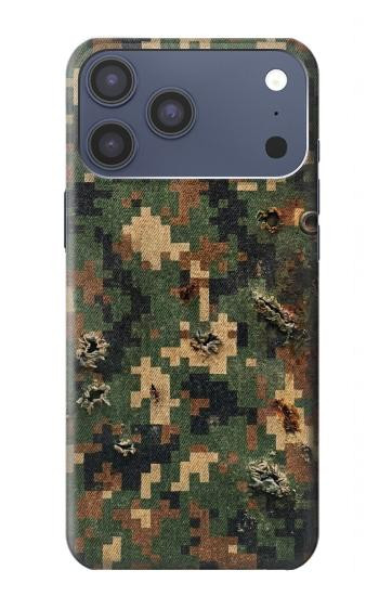 S4091 Green Digital Camouflage Pattern Hülle Schutzhülle Taschen für iPhone 17 Pro Max