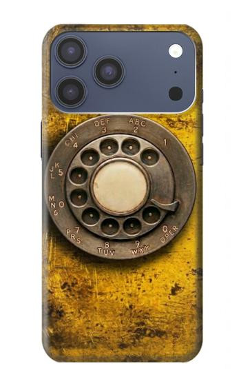 S4107 Retro Rotary Phone Dial Vintage Hülle Schutzhülle Taschen für iPhone 17 Pro Max