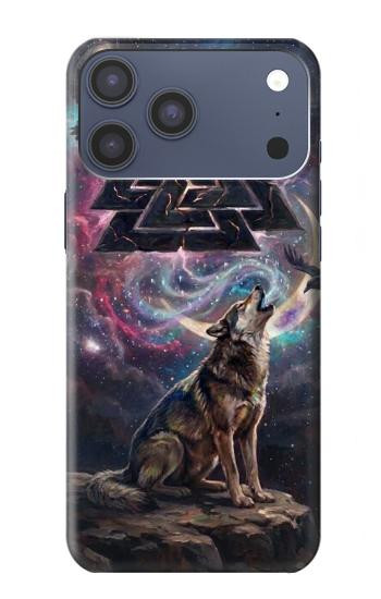 S4110 Mystic Wolf Ancient Symbol Artwork Hülle Schutzhülle Taschen für iPhone 17 Pro Max, 18 Pro Max