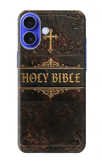 S4109 Vintage Antique Bible Book Cover Art Hülle Schutzhülle Taschen für iPhone 16