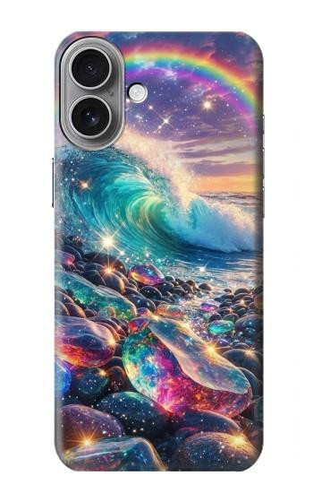 S4084 Rainbow Ocean Wave Fantasy Hülle Schutzhülle Taschen für iPhone 16 plus
