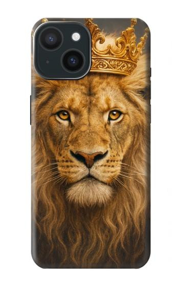S4093 Royal Lion Portrait Artwork Hülle Schutzhülle Taschen für iPhone 15