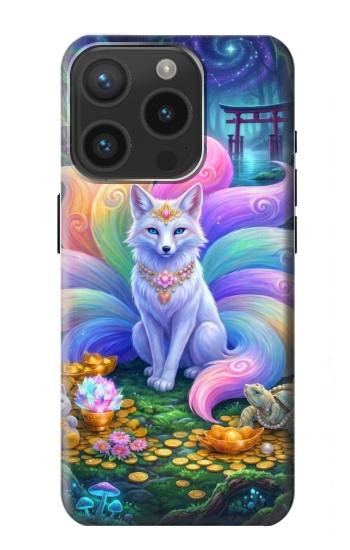S4088 Fantasy Fox Spirit Magical Artwork Hülle Schutzhülle Taschen für iPhone 15 Pro