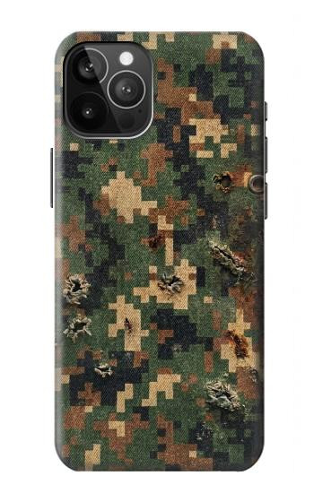 S4091 Green Digital Camouflage Pattern Hülle Schutzhülle Taschen für iPhone 12 Pro Max