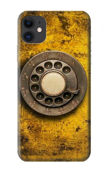 S4107 Retro Rotary Phone Dial Vintage Hülle Schutzhülle Taschen für iPhone 11
