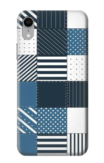 S4082 Modern Geometric Patchwork Pattern Hülle Schutzhülle Taschen für iPhone XR