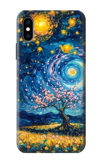 S4081 Dreamy Spiral Galaxy Night Sky Art Hülle Schutzhülle Taschen für iPhone X, iPhone XS