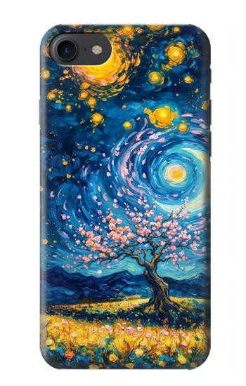 S4081 Dreamy Spiral Galaxy Night Sky Art Hülle Schutzhülle Taschen für iPhone 7, iPhone 8, iPhone SE (2020) (2022)