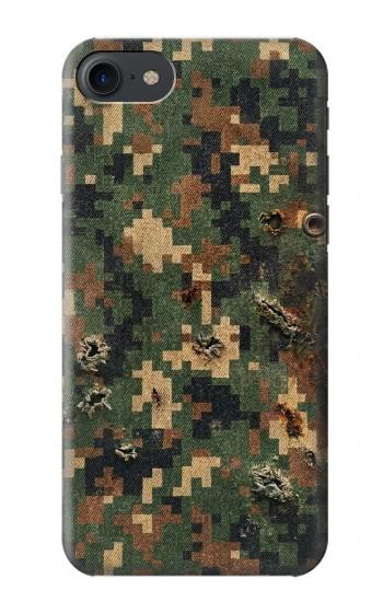 S4091 Green Digital Camouflage Pattern Hülle Schutzhülle Taschen für iPhone 7, iPhone 8, iPhone SE (2020) (2022)