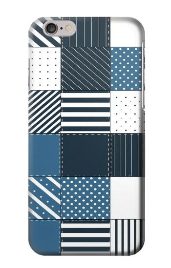 S4082 Modern Geometric Patchwork Pattern Hülle Schutzhülle Taschen für iPhone 6 6S