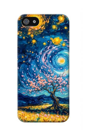 S4081 Dreamy Spiral Galaxy Night Sky Art Hülle Schutzhülle Taschen für iPhone 5 5S SE
