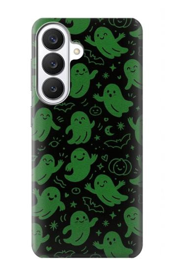 S4087 Cute Green Ghost Cartoon Pattern Hülle Schutzhülle Taschen für Samsung Galaxy S26