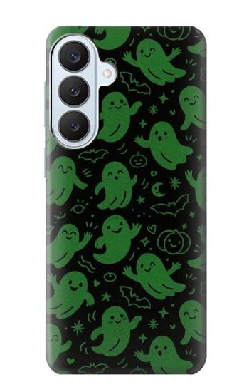 S4087 Cute Green Ghost Cartoon Pattern Hülle Schutzhülle Taschen für Samsung Galaxy S26 Plus