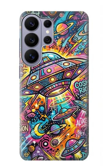 S4085 Cosmic Spaceship Psychedelic Art Hülle Schutzhülle Taschen für Samsung Galaxy S26 Ultra