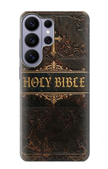 S4109 Vintage Antique Bible Book Cover Art Hülle Schutzhülle Taschen für Samsung Galaxy S26 Ultra