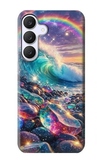 S4084 Rainbow Ocean Wave Fantasy Hülle Schutzhülle Taschen für Samsung Galaxy S25 FE