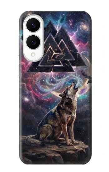 S4110 Mystic Wolf Ancient Symbol Artwork Hülle Schutzhülle Taschen für Samsung Galaxy S25 Edge