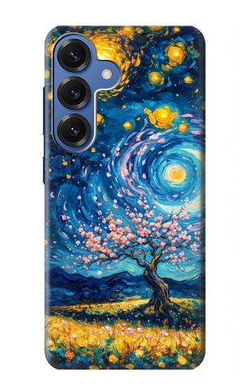 S4081 Dreamy Spiral Galaxy Night Sky Art Hülle Schutzhülle Taschen für Samsung Galaxy S25