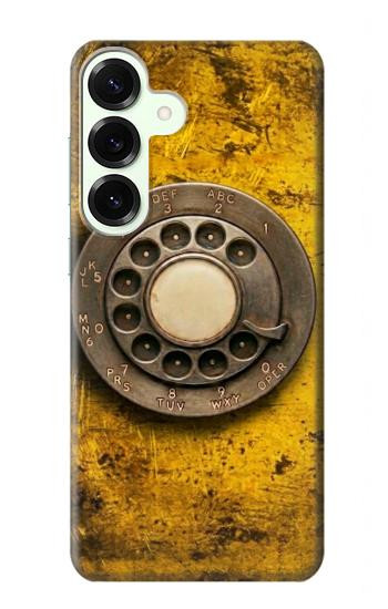 S4107 Retro Rotary Phone Dial Vintage Hülle Schutzhülle Taschen für Samsung Galaxy S25 Plus