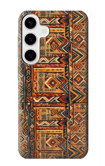 S4079 Tribal Geometric Ethnic Pattern Hülle Schutzhülle Taschen für Samsung Galaxy S24 Plus