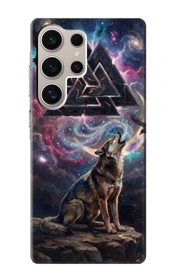S4110 Mystic Wolf Ancient Symbol Artwork Hülle Schutzhülle Taschen für Samsung Galaxy S24 Ultra