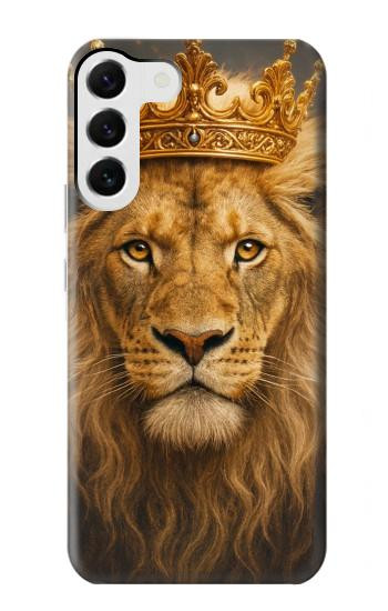 S4093 Royal Lion Portrait Artwork Hülle Schutzhülle Taschen für Samsung Galaxy S23 Plus