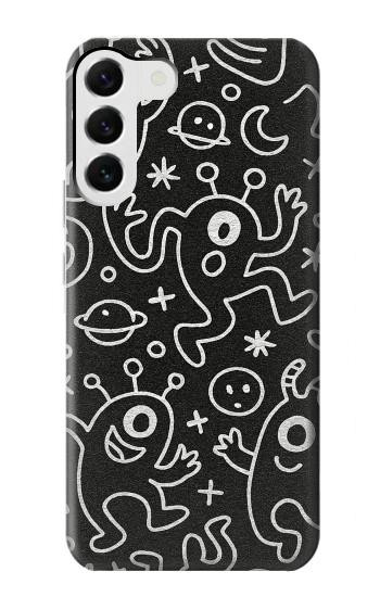 S4101 Cute Cartoon Monster Pattern Hülle Schutzhülle Taschen für Samsung Galaxy S23 Plus