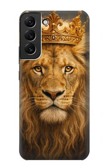 S4093 Royal Lion Portrait Artwork Hülle Schutzhülle Taschen für Samsung Galaxy S22 Plus