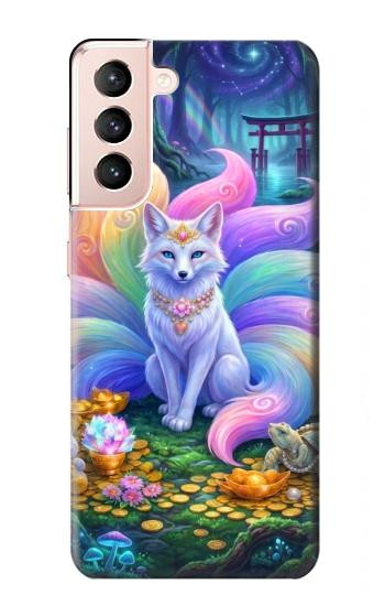 S4088 Fantasy Fox Spirit Magical Artwork Hülle Schutzhülle Taschen für Samsung Galaxy S21 5G