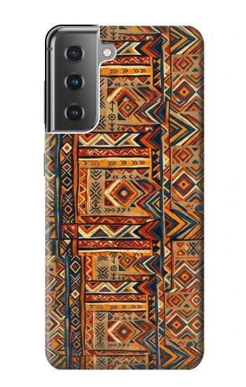 S4079 Tribal Geometric Ethnic Pattern Hülle Schutzhülle Taschen für Samsung Galaxy S21 Plus 5G, Galaxy S21+ 5G