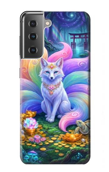 S4088 Fantasy Fox Spirit Magical Artwork Hülle Schutzhülle Taschen für Samsung Galaxy S21 Plus 5G, Galaxy S21+ 5G